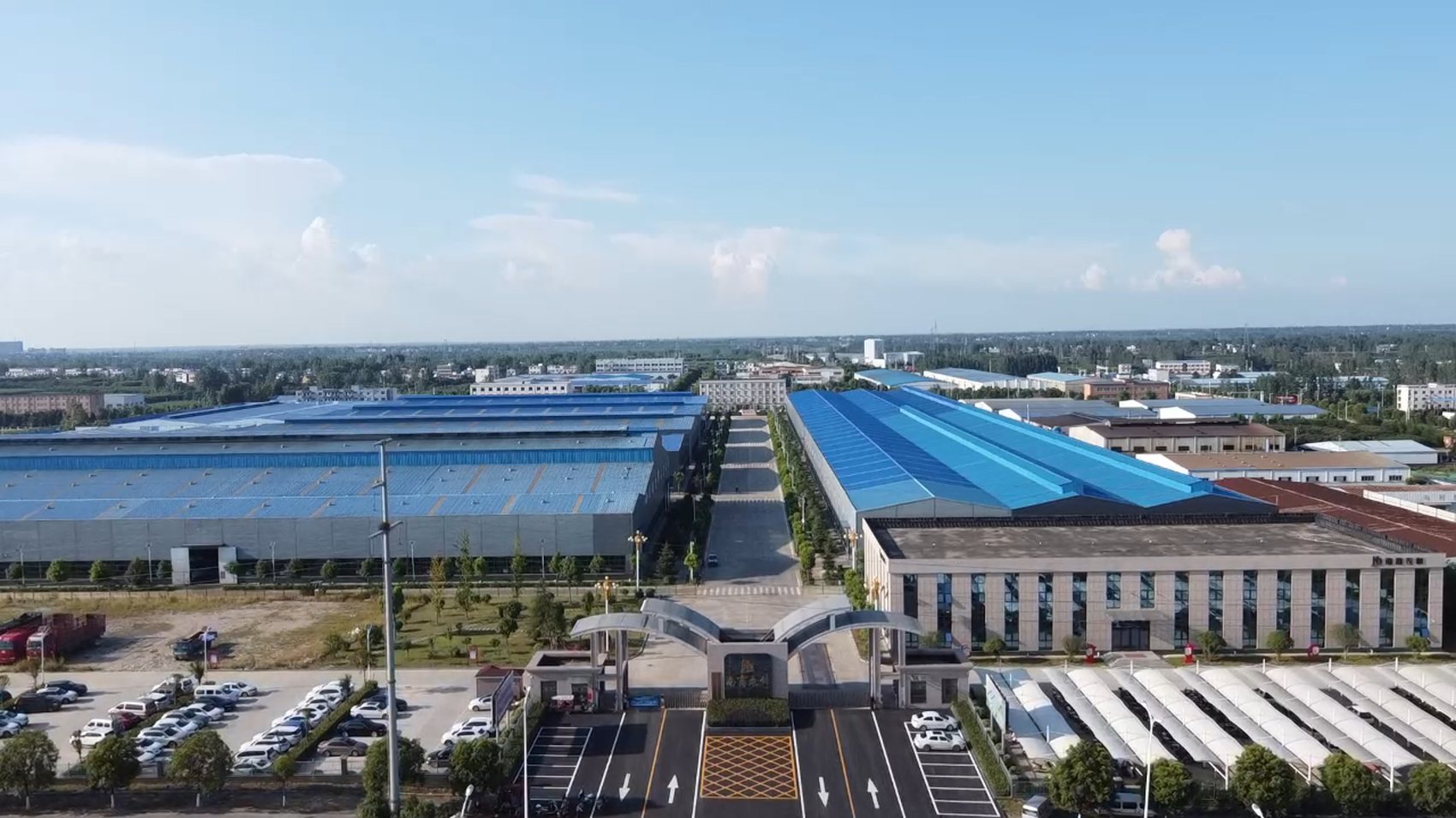 Sede y fábrica de 20 hectáreas de NanShang en Tanghe, Nanyang